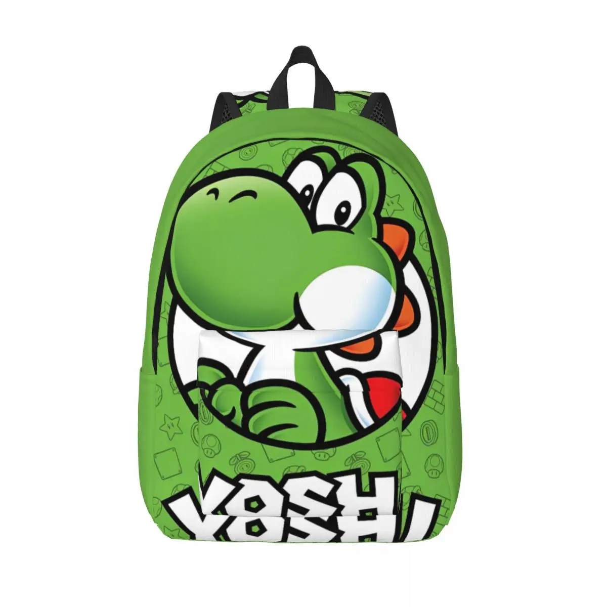 

Super Mario Bros Yoshi Cartoon Game Fashion Backpack Outdoor School Business Anime Action Daypack Men Women Laptop Canvas Bags