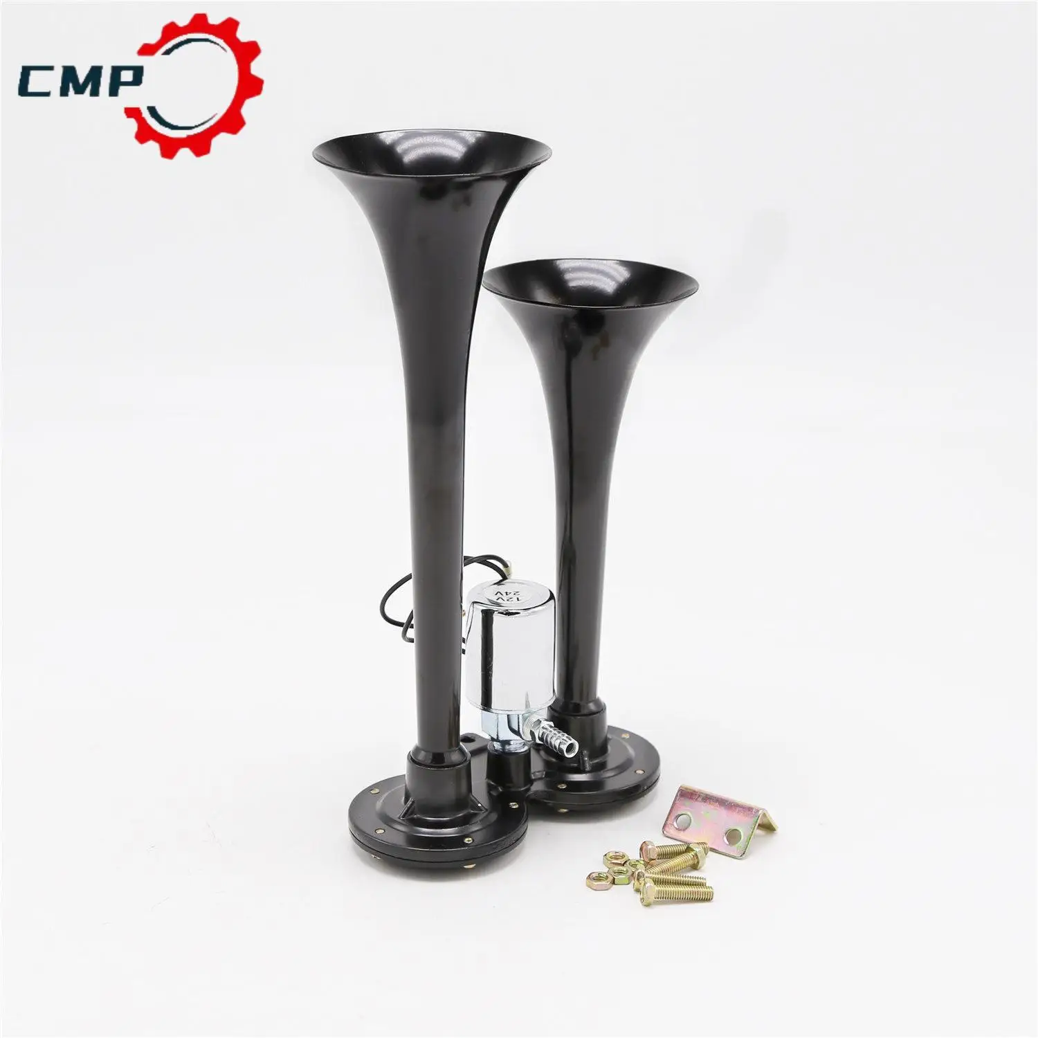

Super Loud 300DB 4A DC12V/24V Marco Extreme Blast Black Train Premium Air Horn For Car Truck SUV Car Interior Accessories