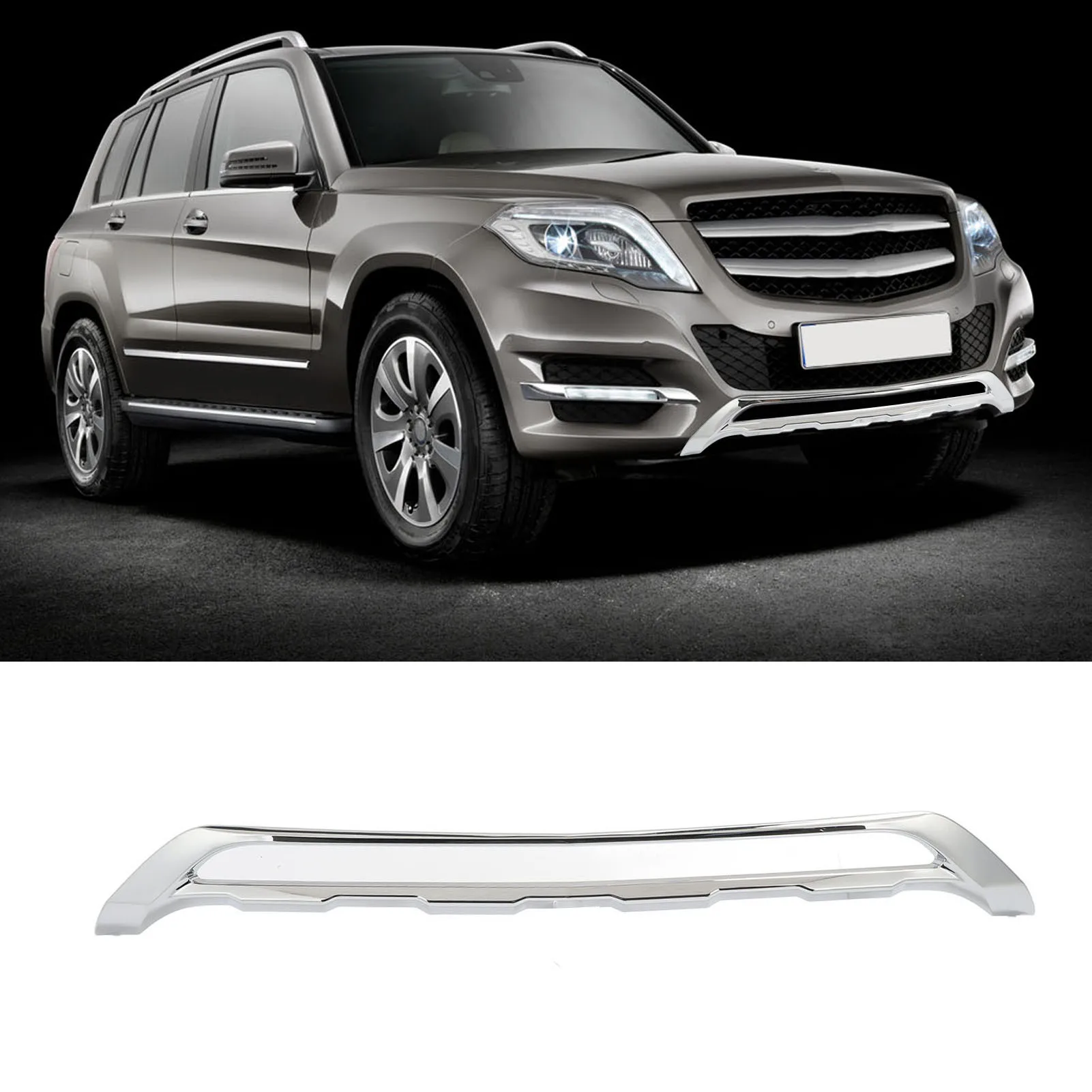 1 قطعة قسط المصد الأمامي المحيطي صب غطاء الكسوة-استبدال لمرسيدس بنز GLK-Class X204 القياسية تجميل 2013-2015