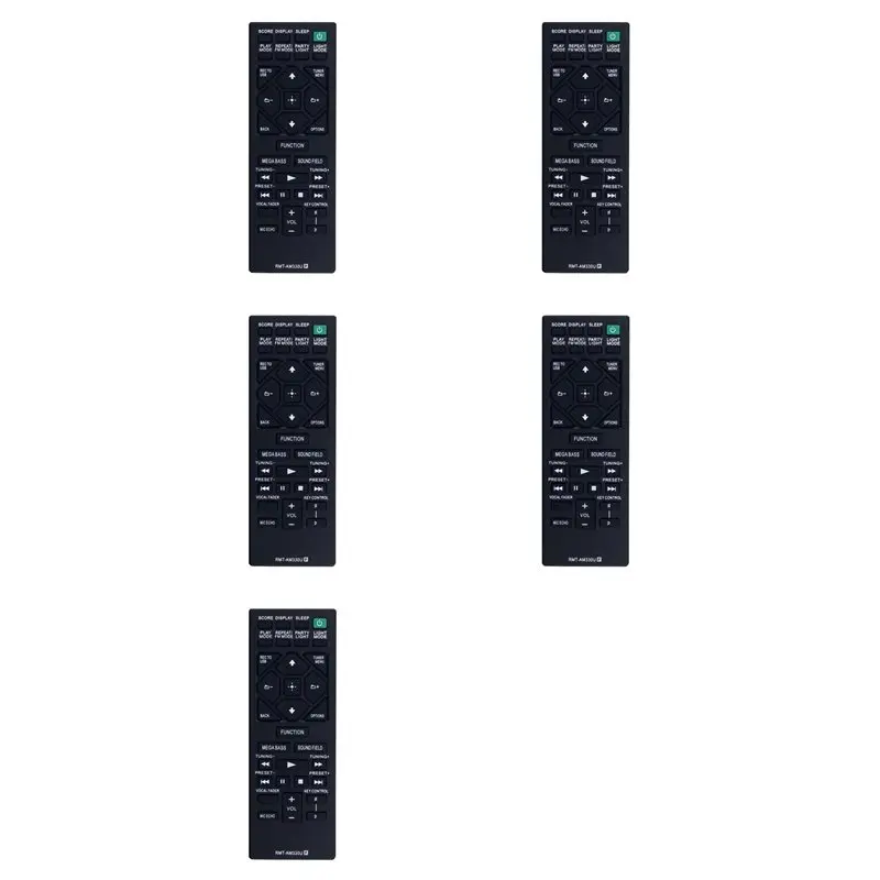 【OFERTA DE ANIVERSARIO】5X Control remoto Rmt-Am330u para sistema de audio doméstico Sony Mhc-M20 Mhc-V21 Mhc-V71 Mhc-V90W Mhc-V50 Mhc-V77W Shak