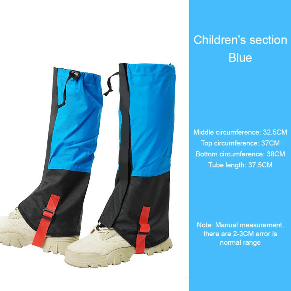 Children Travel Leg Warmers Waterproof Legging Gaiters Winter Skiing Snake Shoes Cover Camping Foot Warmer Legs Protection Guard