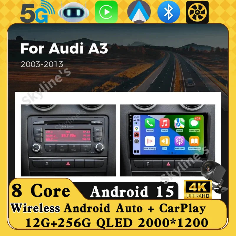 For Audi A3 8P 2003… - image
