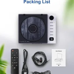 H230 CD Player Retro Album Player Wall Mounted Bluetooth Stereo Gift Channel Portable Fetal Teaching Machine To Learn A Foreign