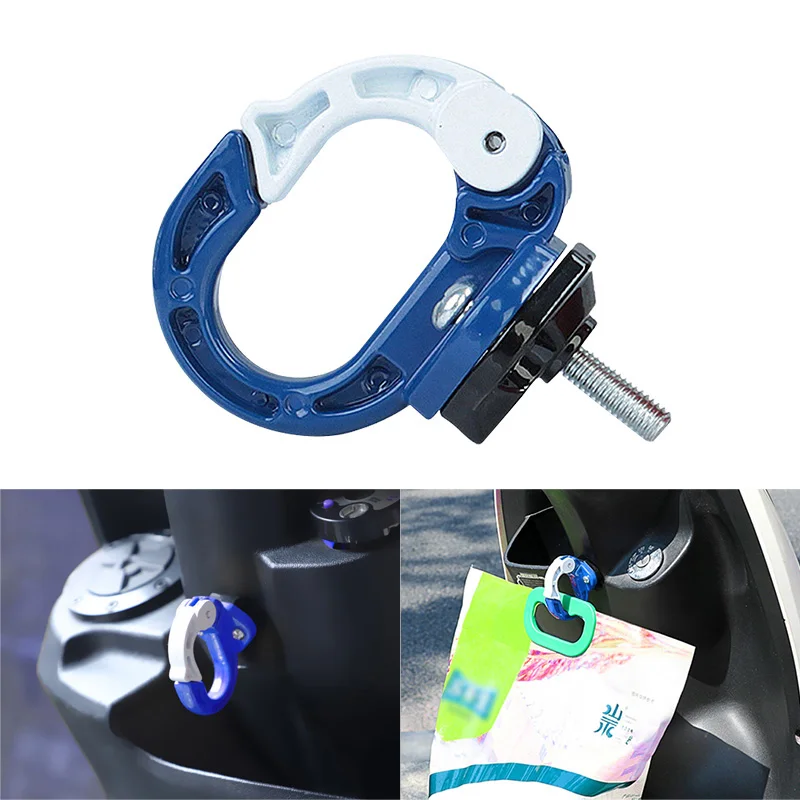 

Scooter Motorcycle Hook Portable O-shaped Gadget Luggage Bag Helmet Hooks Aluminum Alloy Hanger Hooks Motorbike Accessories