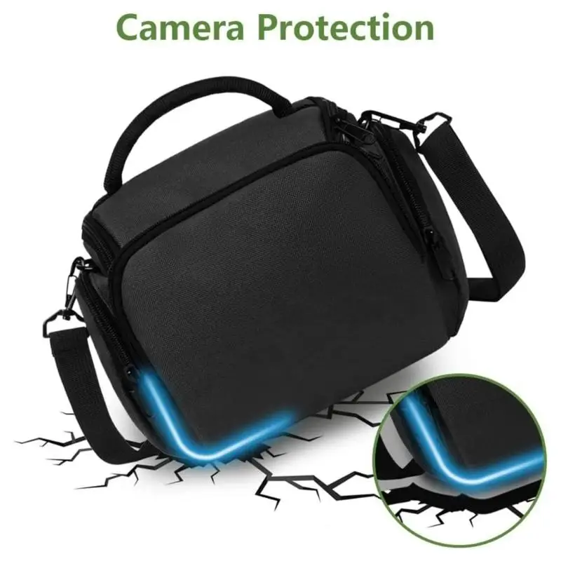 31BA Ergonomic DSLR Camera Gear Bag With Padded Interior And Exterior Side Pockets