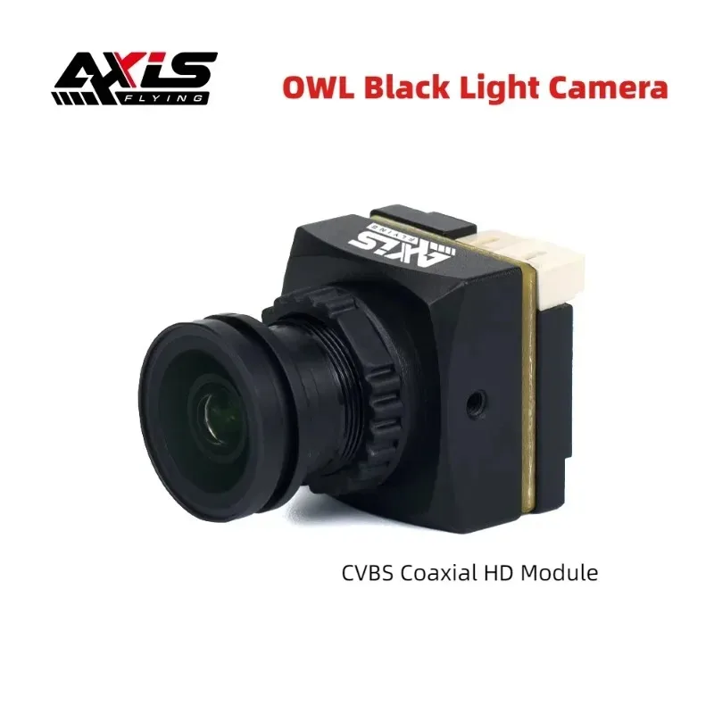 Axisflying OWL Pro Black Light Camera HD 1800TVL WDR FOV 118° 1080P /60fps CVBS 4.5V-42V for RC FPV Drone