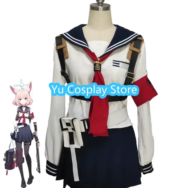 

Niko Cosplay Costume Game Blue Archive Fox Team Cosplay Dress Sailor Suit Anime Clothing Halloween Party Uniforms Custom Made