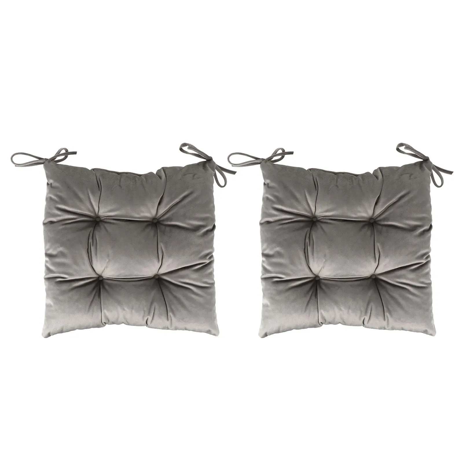 

2 Pcs Four-hole Seat Cushion Home Chair Dining Car Polyester (Polyester) Household
