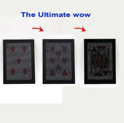 The Ultimate WOW 3.0 Card Magic Tricks Card Twice Change Ultimate Exchange Magia Magie Magicians Prop Illusion Gimmick Accessory