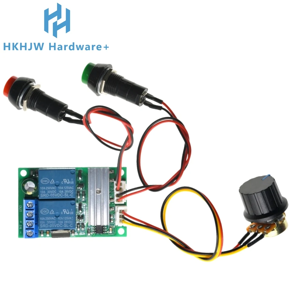 DC 6V 12V 24V Relay Module PWM DC Motor Speed Controller Forward And Reverse Switch Adjustable Speed Control