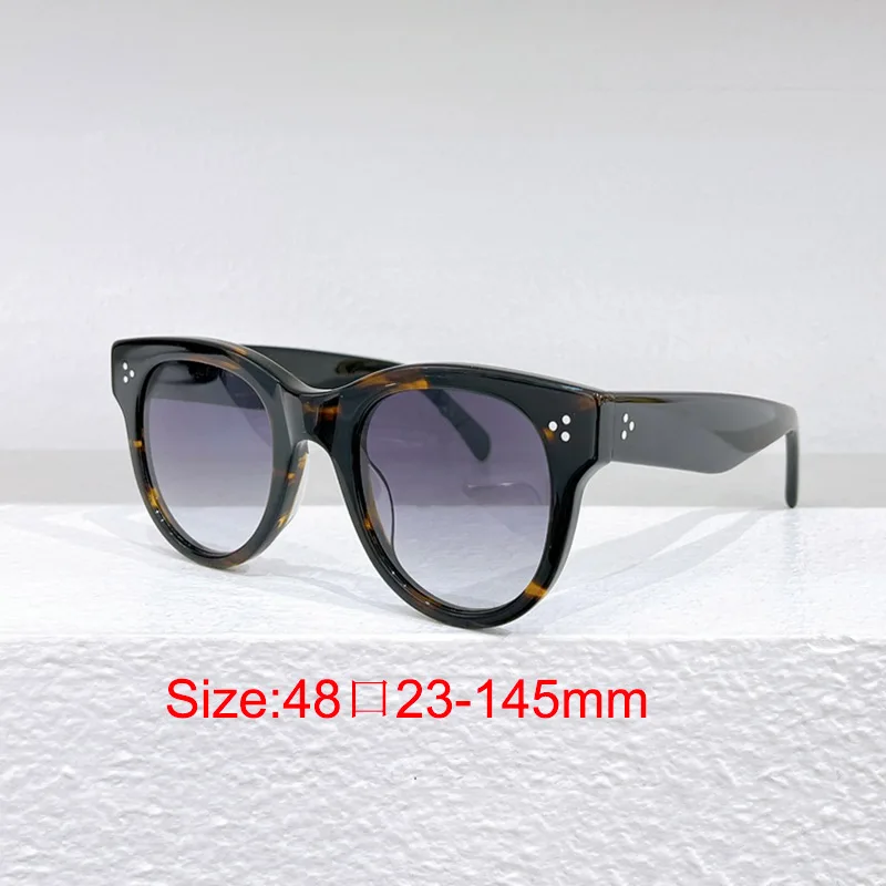 

2022 Trend Popular New Round Acetate Frame Classic Simple Women Fashion Sunglasses Luxury Vintage CL4003IN Lade Eyeglasses