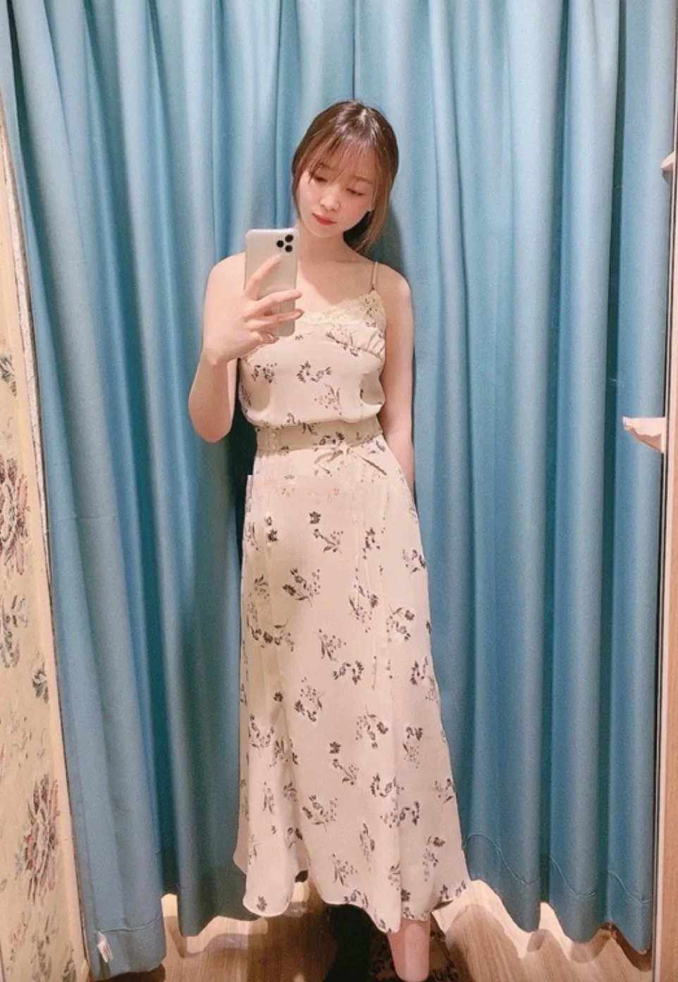 

Летняя женская юбка миди De1cy с цветочным кружевом, пэчворком, воротником-халтер, завышенной талией и пуговицами, в нежном стиле