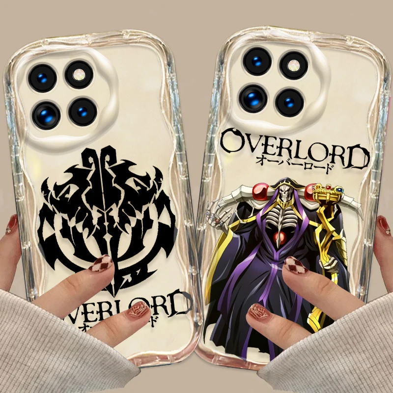 Anime Overlord Albedo Ainz For Xiaomi Mi 14 12 12T 11 Lite Poco M6 X6 X5 X4 X3 Pro GT NFC 5G Wave Oil Funda Phone Case