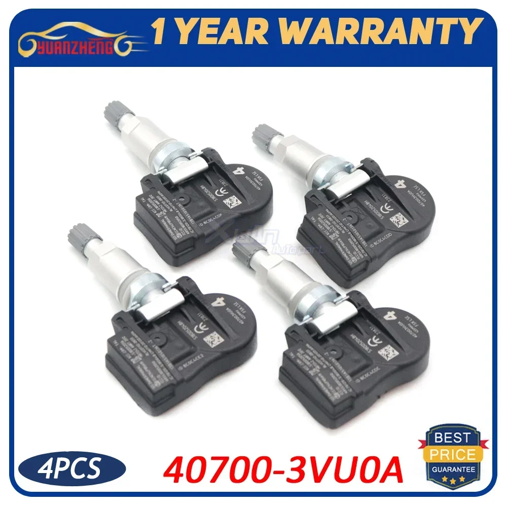 Автомобильный датчик давления в шинах 40700-3VU0A TPMS для Nissan Rogue NOTE QASHQAI TIIDA X-T Renault ESPACE V KOLEOS