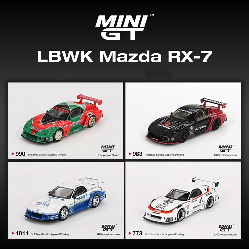 

MINIGT Mazda 1:64 LBWK RX7 FD3S LB Super Silhouette Diecast Diorama Model Collection Toys 773 990 963 1011