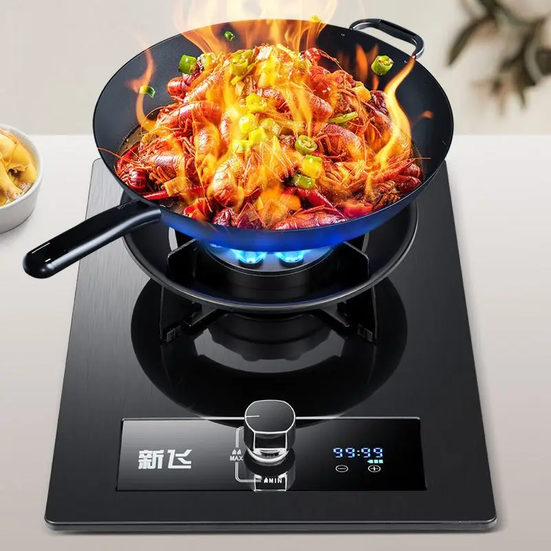 

Gas stove single stove household embedded liquefied gas stove desktop natural gas energy-saving flame