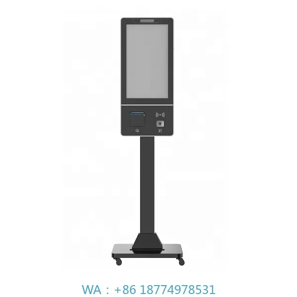 Machine for Supermarket Self-Payment Self-Checkout Kiosk POS with 80MM Thermal Printer Android Wi-Fi Stand Kiosk