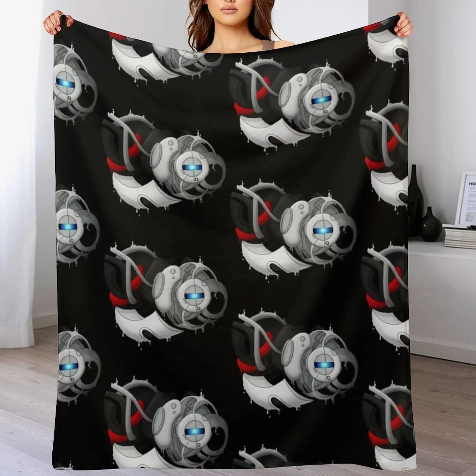 

Mega Wheatley Portal 2 Throw Blanket Machine Washable Soft Warm Blanket