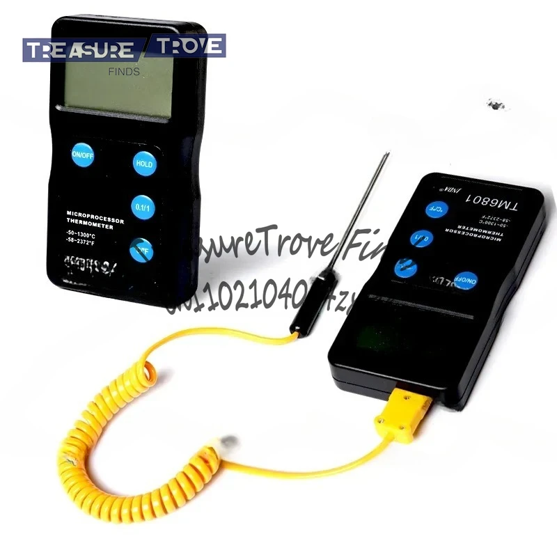 

Best Quality TM6801 Industrial High Temperature Digital Thermometer with K Type Thermocouple Probe and Temperature Sensor