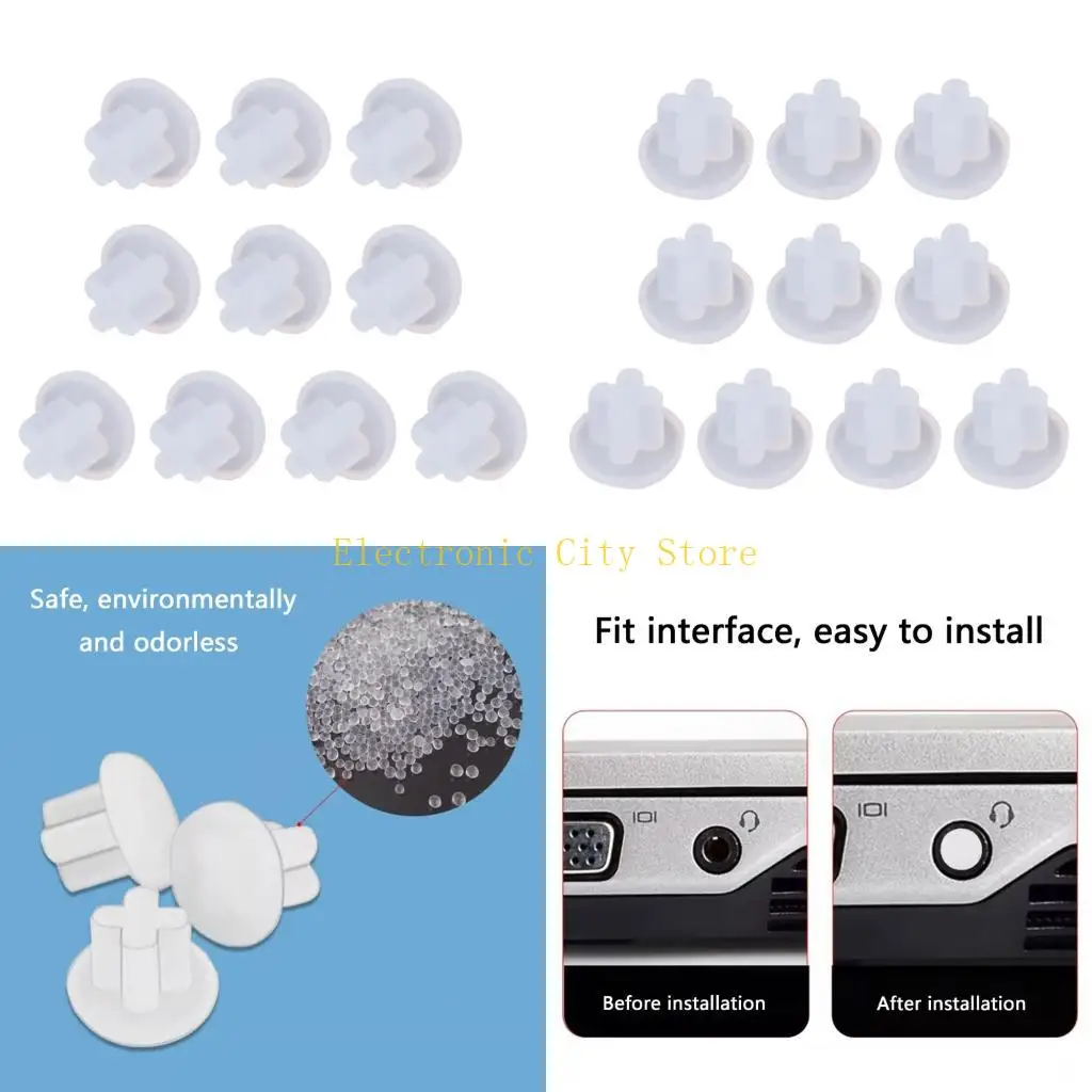 

Universals 3,5 -мм порт наушников крышка PureProne Protectors для электронных устройств Hu8d