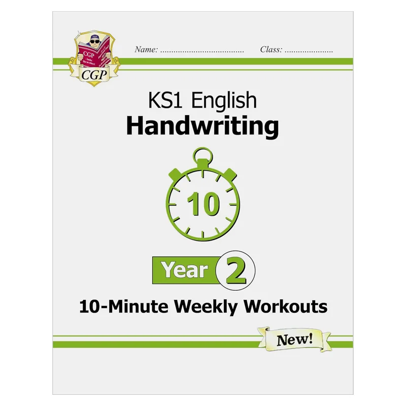 KS1 Year 2 English Handwriting 10Minute Weekly Workouts CGP Coordination Group Publications Ltd 9781837742059 Book