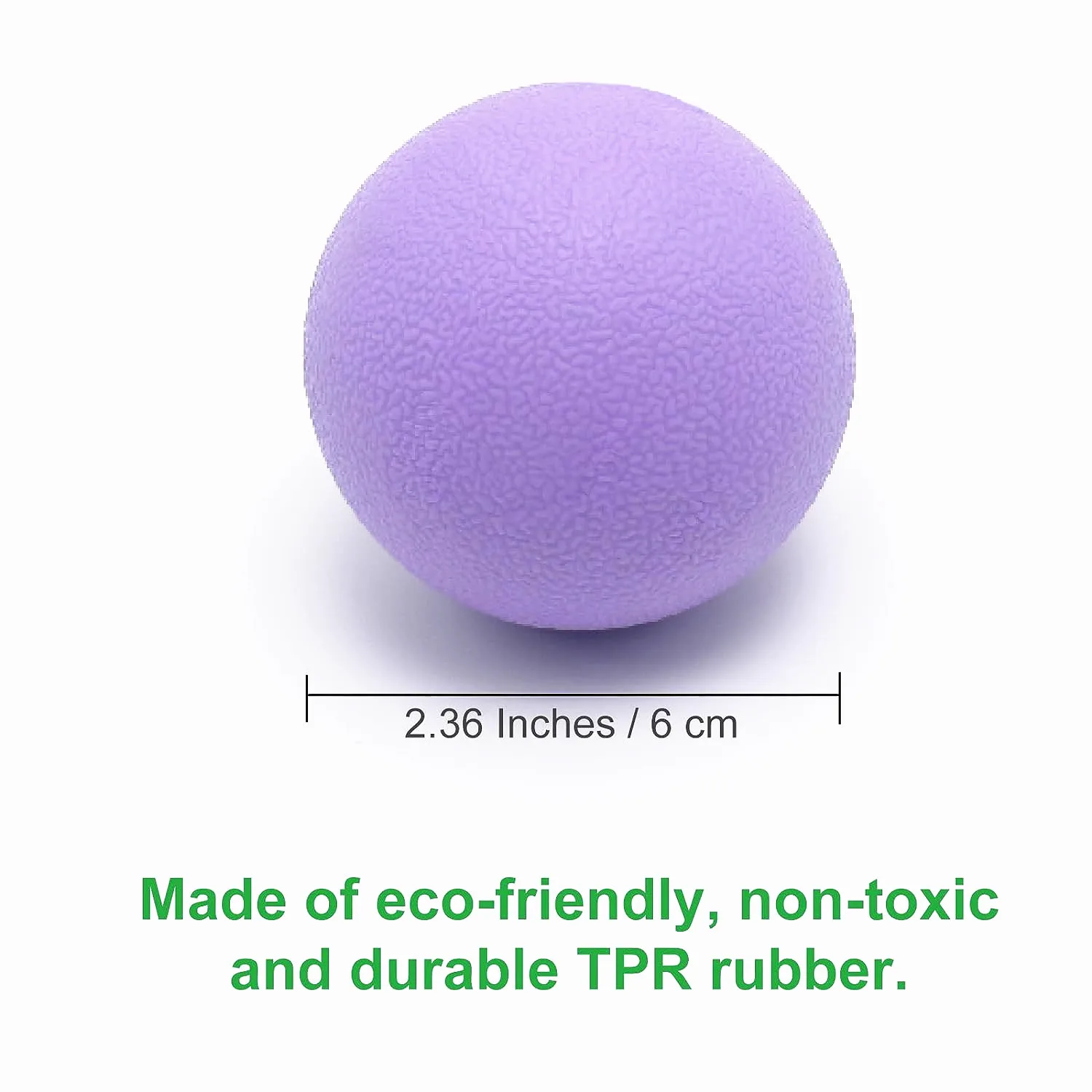 Hard Massage Lacrosse Ball TPR Relaxation Exercise Sports Peanut Ball Fitness Tools for Yoga Physical Therapy Myofascial Release