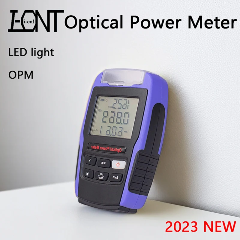 MINI Fiber Optical Power Meter with LED Light OPM Handheld Fiber Optic Cable Tester -70+6dBm or -50+26 dBm