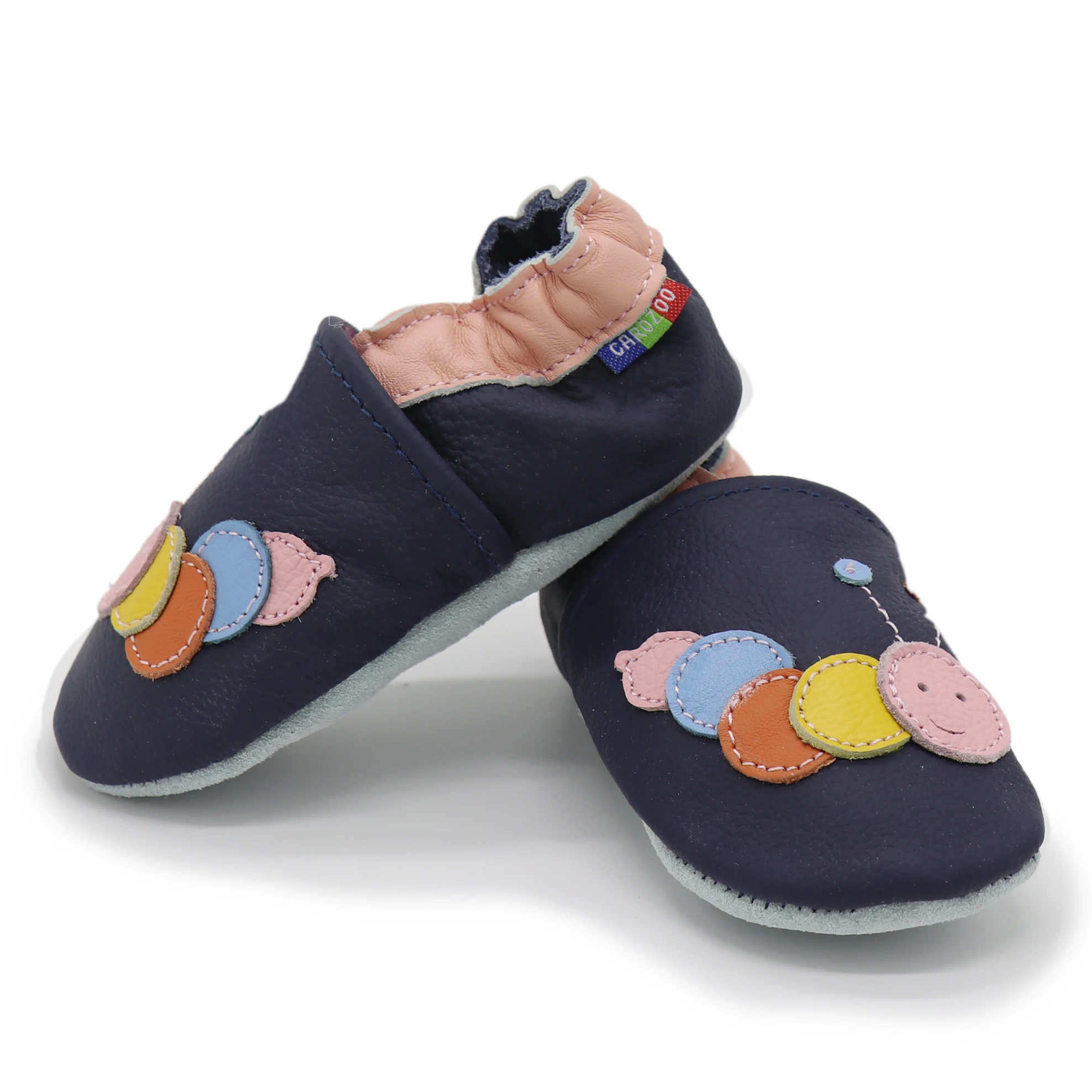 002Carozoo Baby Shoes Leather Children Slippers Baby Girl Shoes Newborn Babi Boy Prewalker First Walking Shoes For Baby