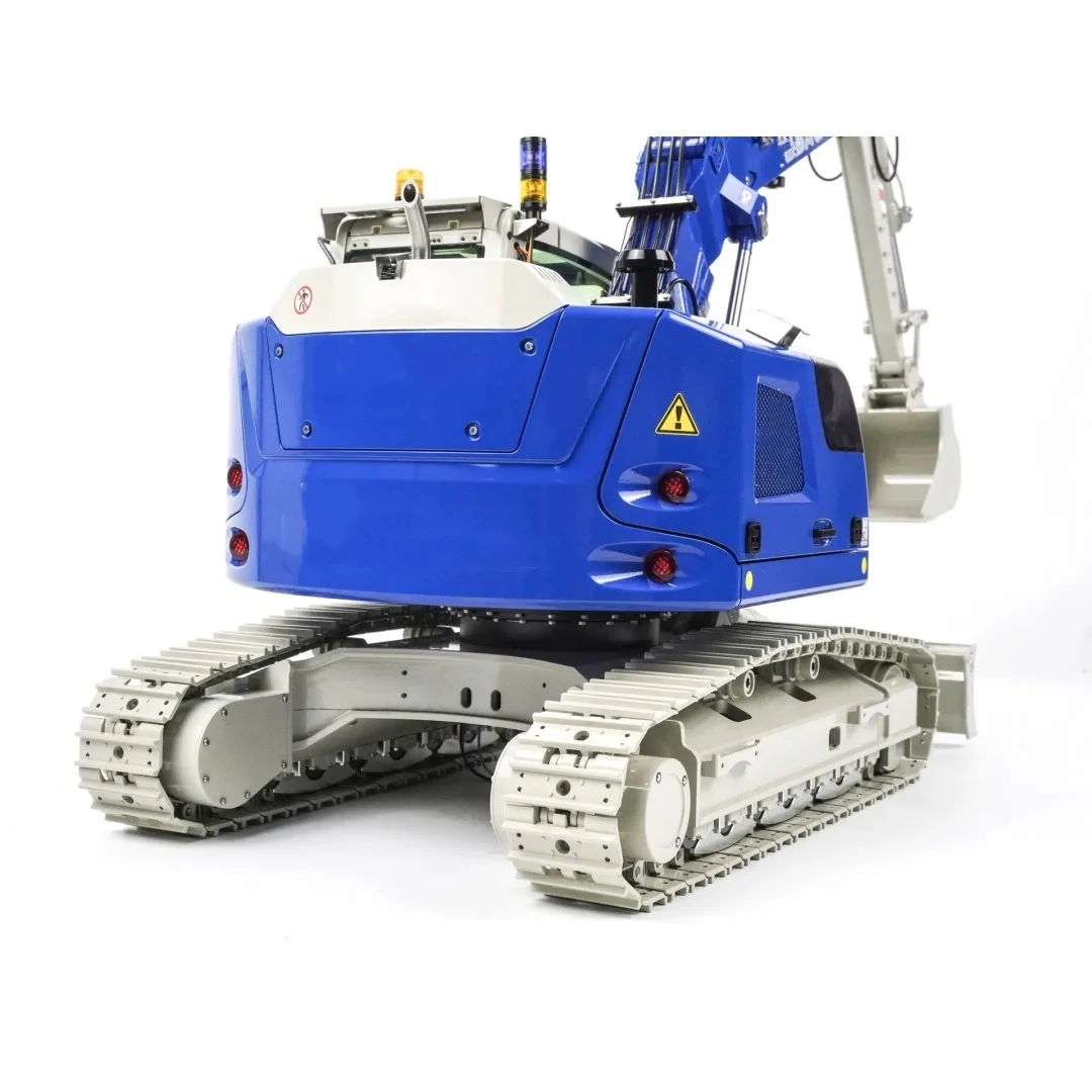 

C914 CNC Metal RC Hydraulic Excavator 1/14 CUT Model 5 Ways Valve 3Arms Remote Control Digger Manual Quick Release Coupler Model