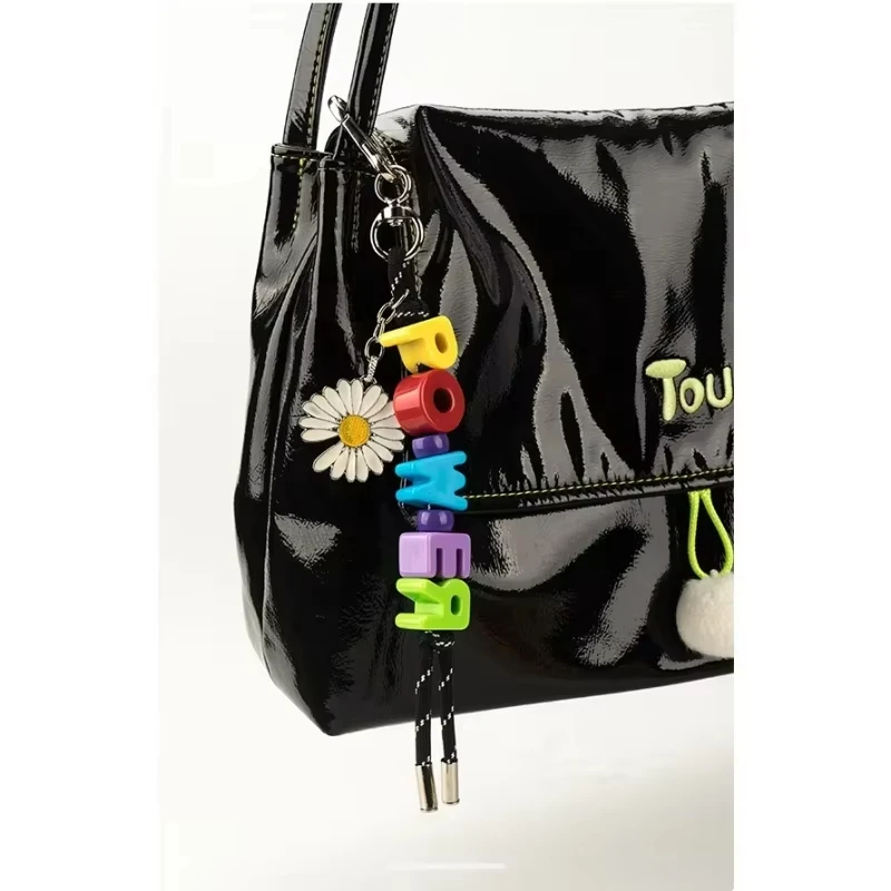 Kpop المعبود GD 'POWER' حبل المنسوجة المفاتيح GD الحفل دعم ديزي قلادة الديكور على ظهره المفاتيح قلادة VIP الهدايا