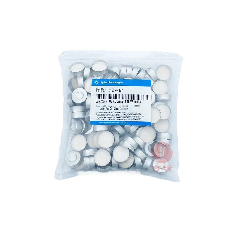

Agilent 20ml Jaw Headspace Cover 5183-4477, 5183-4478, 100pk/bag, original promotion