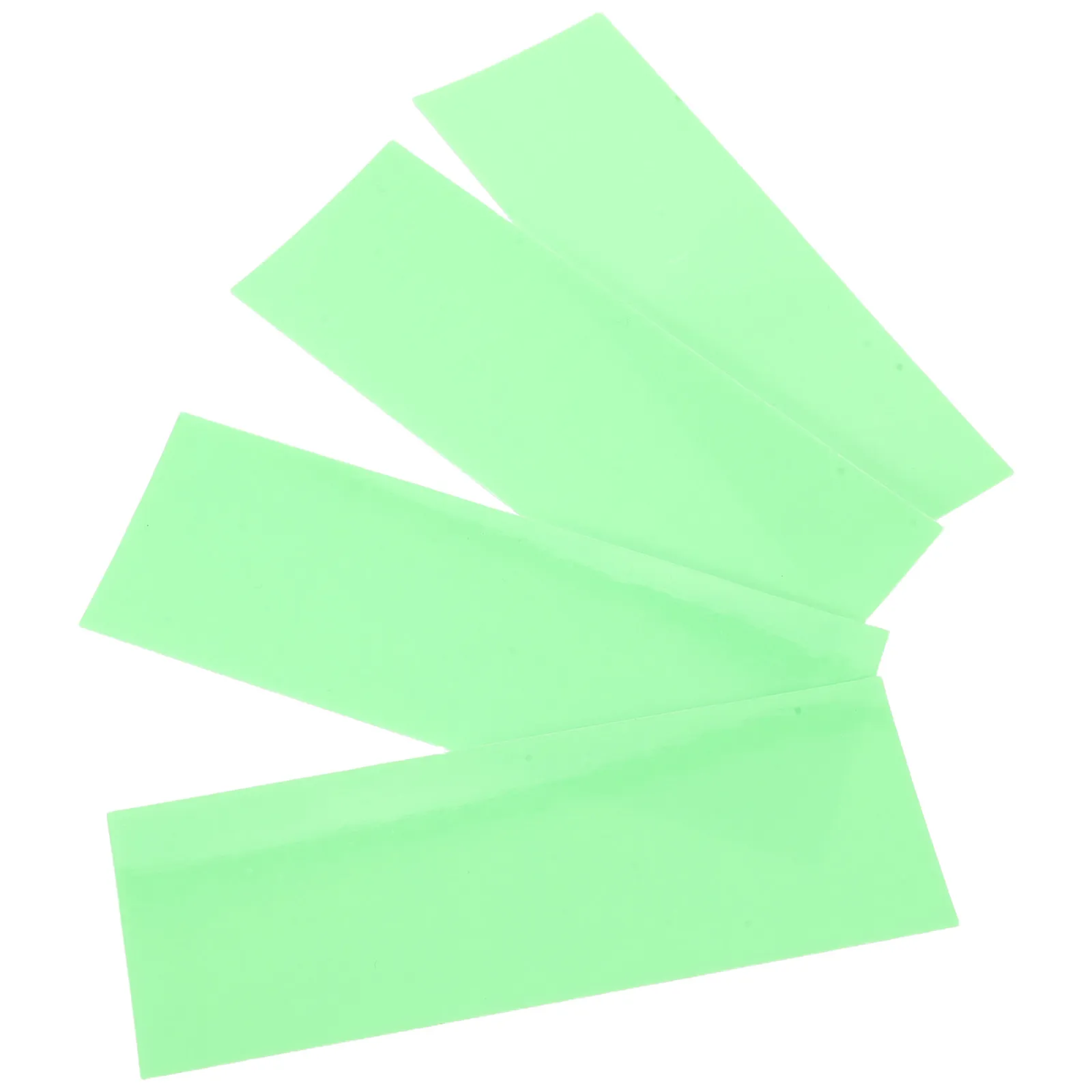 4Pcs Fingerboard Glow-in-The- Tape Fluorescent Red Anti-Slip 38x110mm Mini Skate Board Accessories Creative DIY