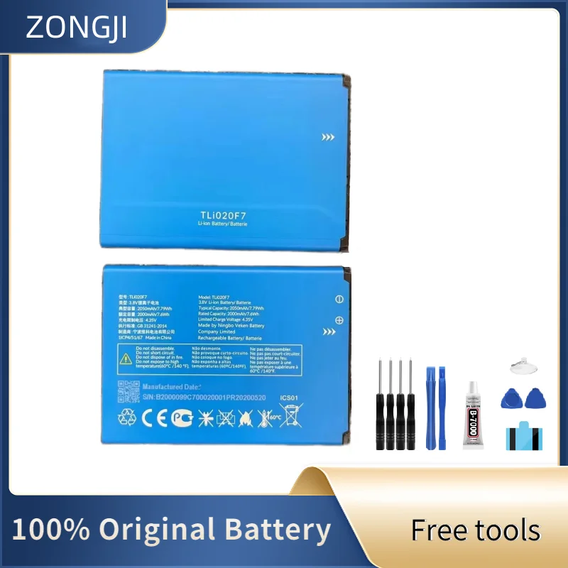 Новый аккумулятор TLi020F7 для Alcatel PIXI 4 (5) 5,0 5045D Pop 2 5042D C7 7040 7040D 7041 7041D J720 J720T + бесплатные инструменты Новый аккумулятор TLi020F7 для Alcatel PIXI 4 (5) 5,0 5045D Pop 2 5042D C7 7040 7040D 7041 7041D J720 J720T + бесплатные инструменты