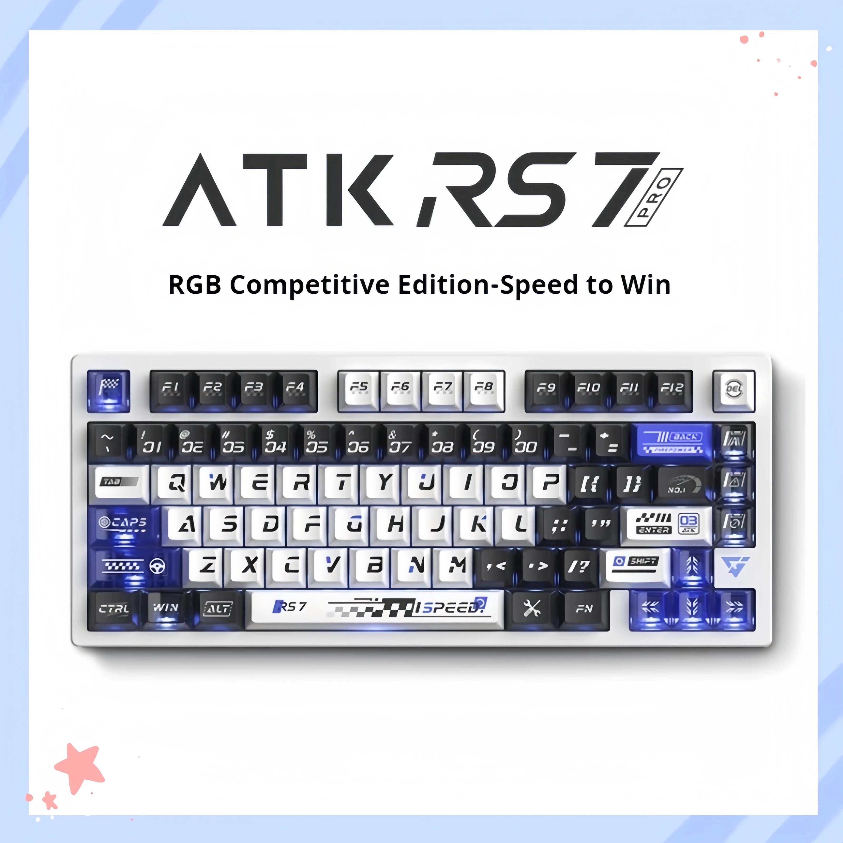 Imagem -02 - Atk Rs7 Teclado Mecânico com Fio Interruptor Magnético Rgb 8k Gaming Smart Velocidade x Teclado de Gatilho Rápido para Varolant Gamer pc Presente