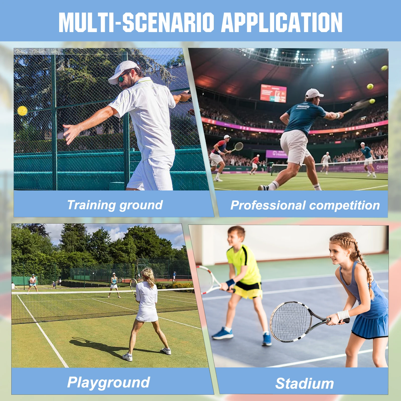 

Rolling Heavy Duty Tennis Balls Holder with Wheels Rolling Mobile Sports Equipment Cart for School/Gym/Training Ground