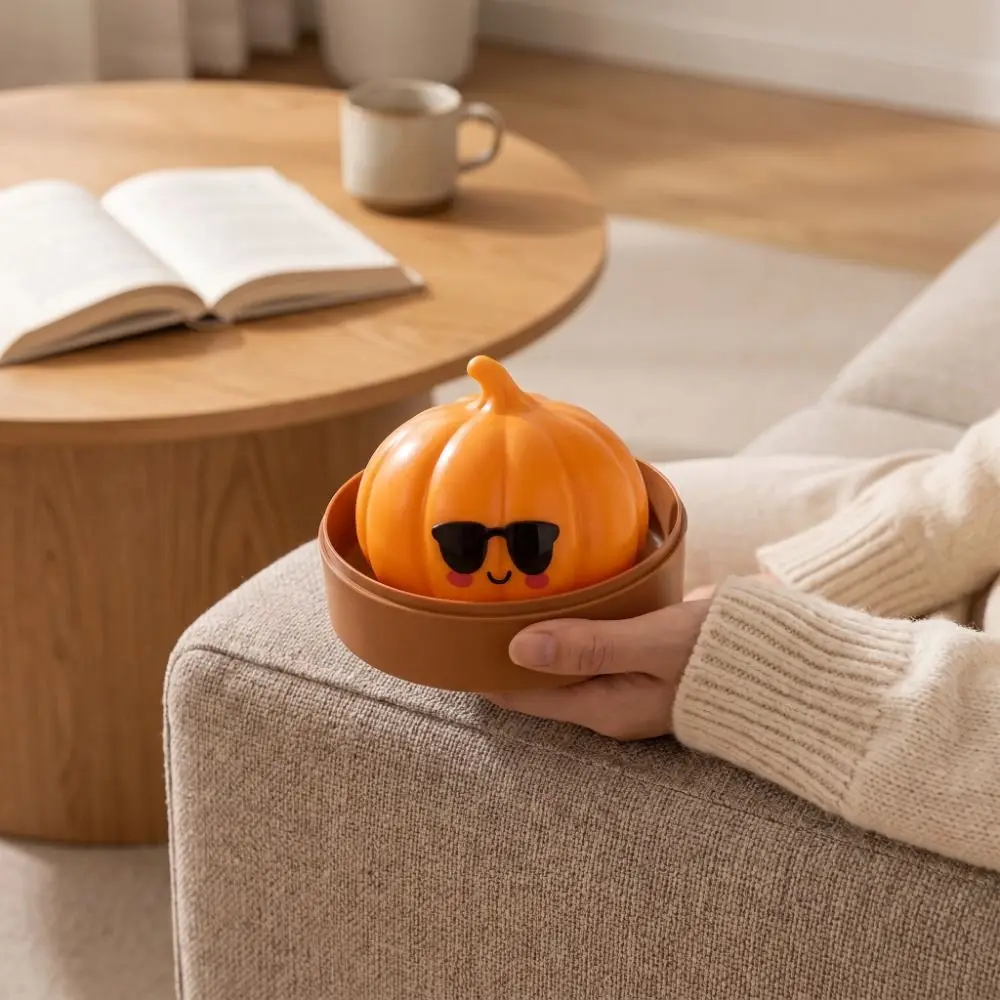Slow Resilience Halloween Buns Squishy With Steamer Soft Squishy Dumpling Squishes Fidget Squeeze Bun Sensory Balls Fidget