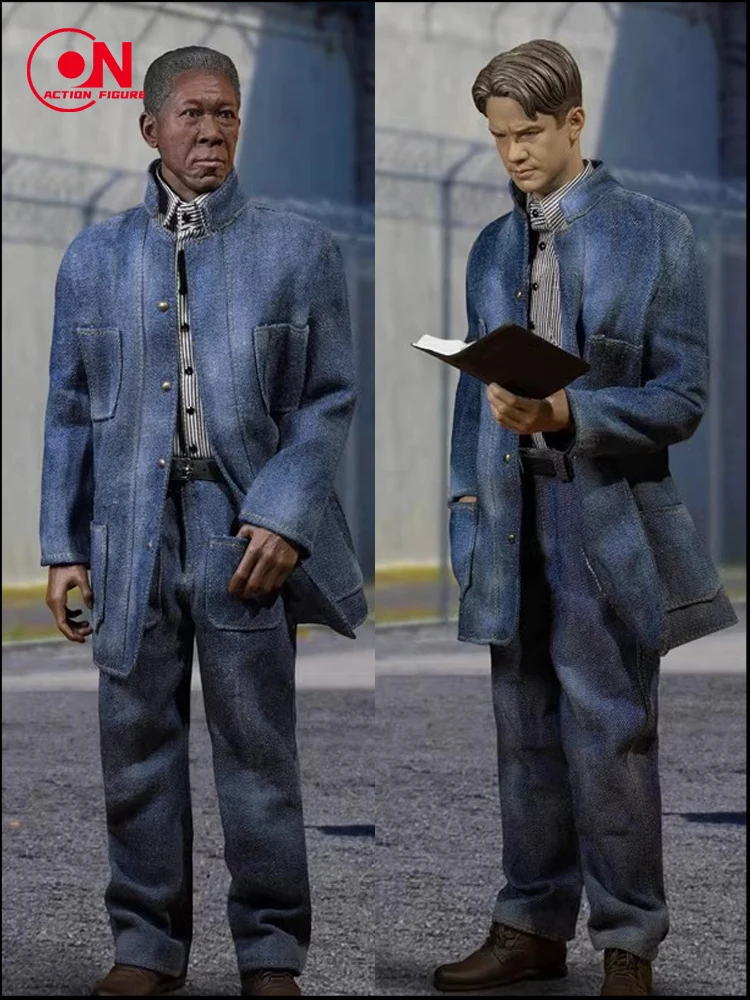 PRESENT TOYS PT-sp28 1/6 Male Soldier Shawshank Twin Redemption Set Denim Costume Full Set 12'' Action Figure Toy For Collection