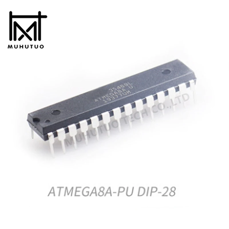 1PCS IC Chips ATMEGA8A-PU Integrated Circuit ATMEGA8A DIP-28 8-bit 8K Bytes In-System Programmable Flash ATMEGA8