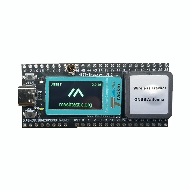 Imagem -03 - Rastreador sem Fio Arduino Lorabluetooth Gnsd Tipo-c Display Oled Esp32-s3fn8 Sx1262 Uc6580 Lora Lora Gps Acessório Pcs