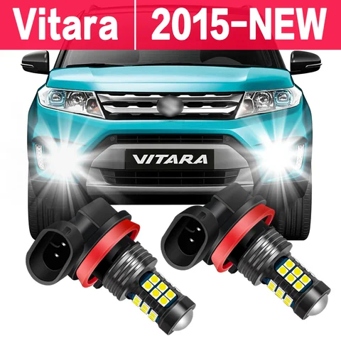 2 шт., автомобильная лампа для передней противотуманной фары для Suzuki Vitara 2015-New 2016 2017 2018 2019 2020