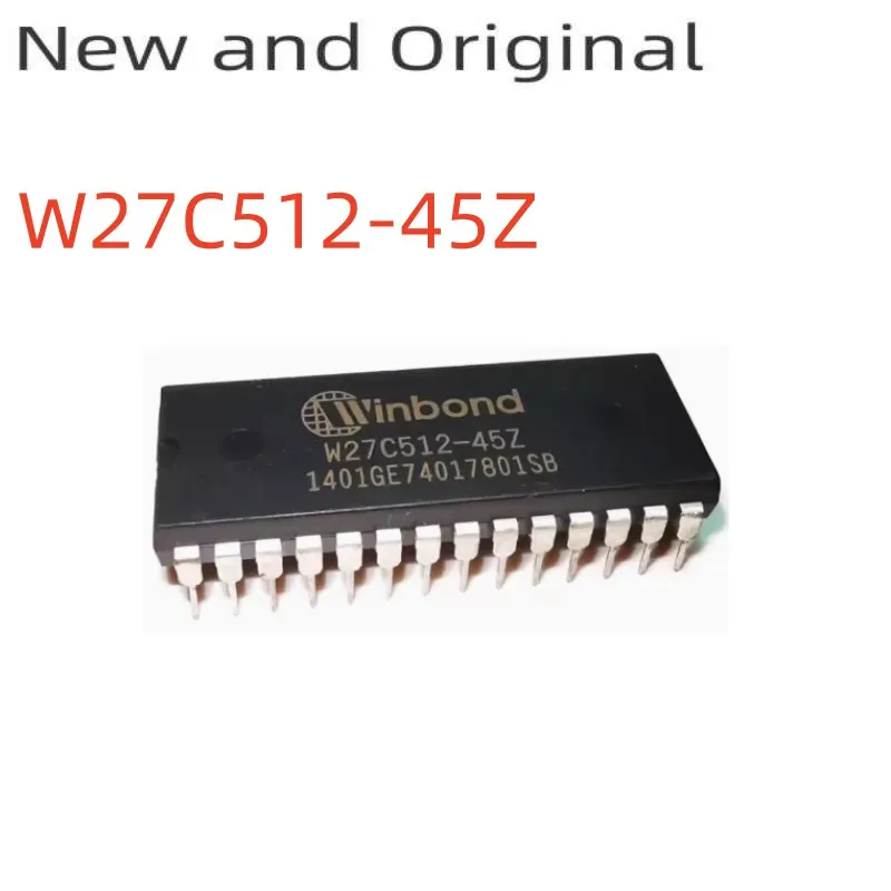 

New and Original W27C512-45Z EEPROM 64KX8 45ns Parallel CMOS PDIP28 0.600 INCH LEAD FREE PLASTIC