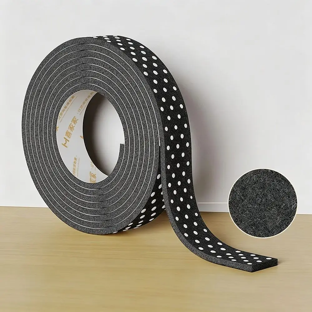 New Self Adhesive Chair Foot Pads Noise Reducing Wear Resistant Furniture Pads Anti Slip Cuttable Bumper Strips Office Use