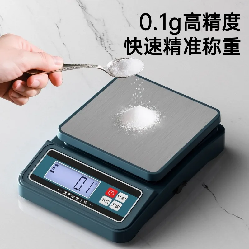 Digital Kitchen Scale High Precision 0.1g, Accurate Food Scale for Baking Cooking