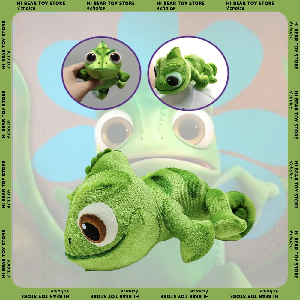 Pascal Chameleon Lying Shoulder Plushie Toy Stuffed Doll Plush Toys 15cm Kawaii Cute Pascal Decoration Children Christmas Gifts