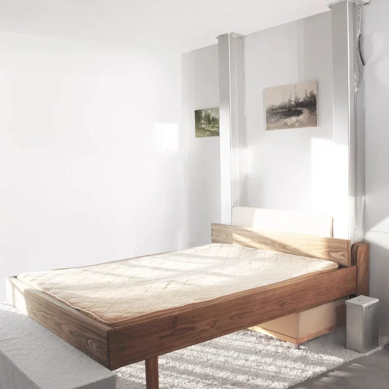 

Creative Invisible Bed Multi-Function Bed Hidden Storage Platform with Drawers Storage Bed Frame for Bedroom Furniture