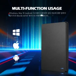 Portable HD External Hard Drive, 320GB, 500GB, 1TB, USB 3.0, HDD for PC, MacBook, PS4, PS5, 2.5