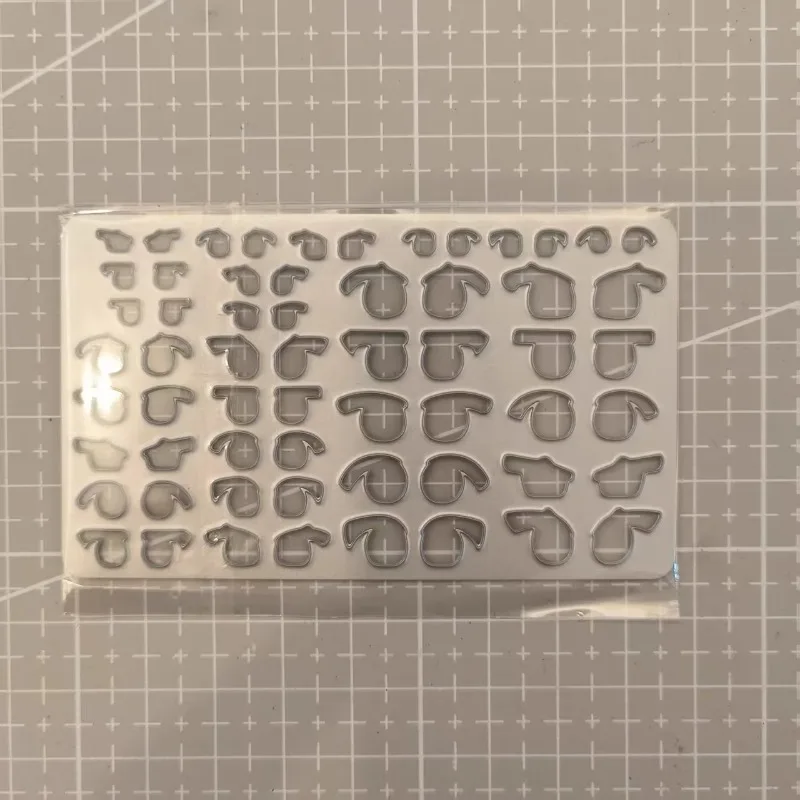 Square Eye Three Sizes Carbon Steel Eye Piece Die-cutting DIY Handmade Q Version Clay Doll Bean-shaped Face Piece Eye Molds