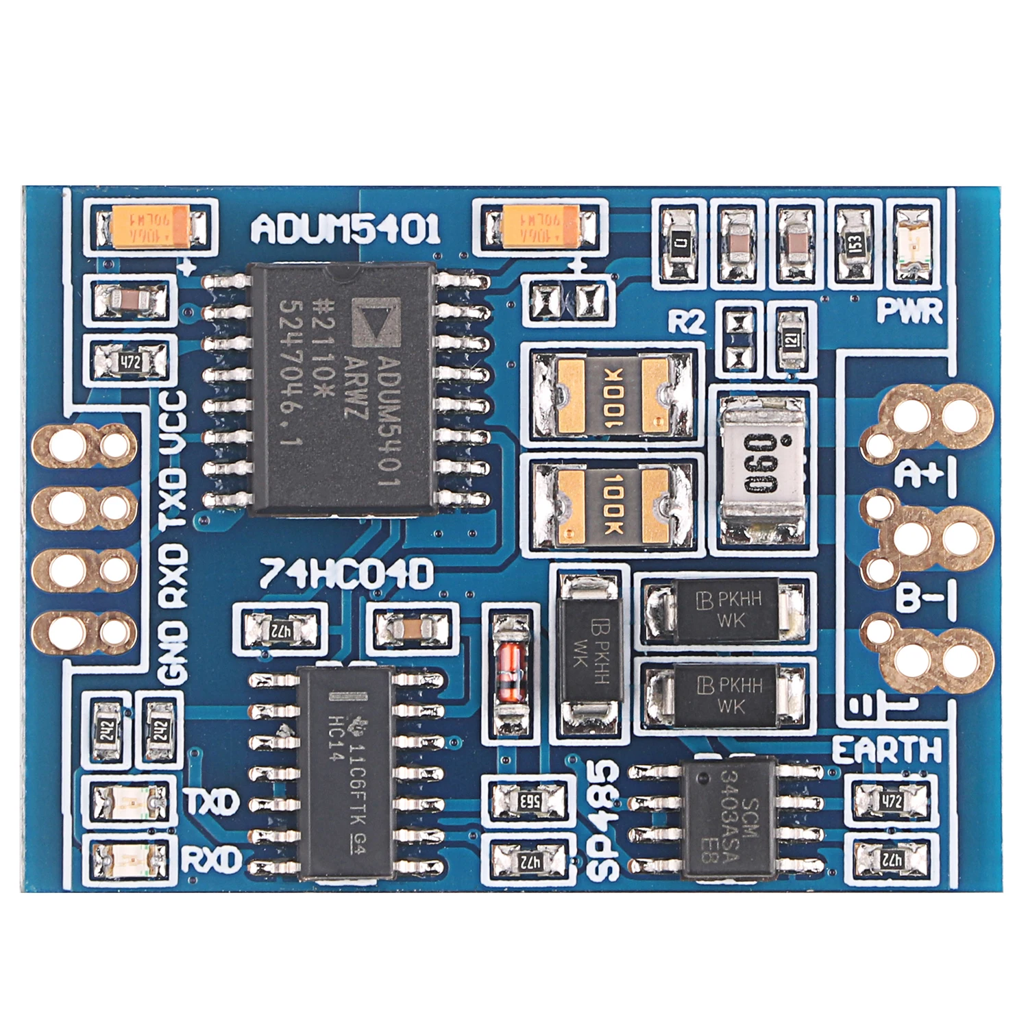 TTL UART to RS485 Isolator Board Serial Converter Adapter Dongle Communication Upgrade Module