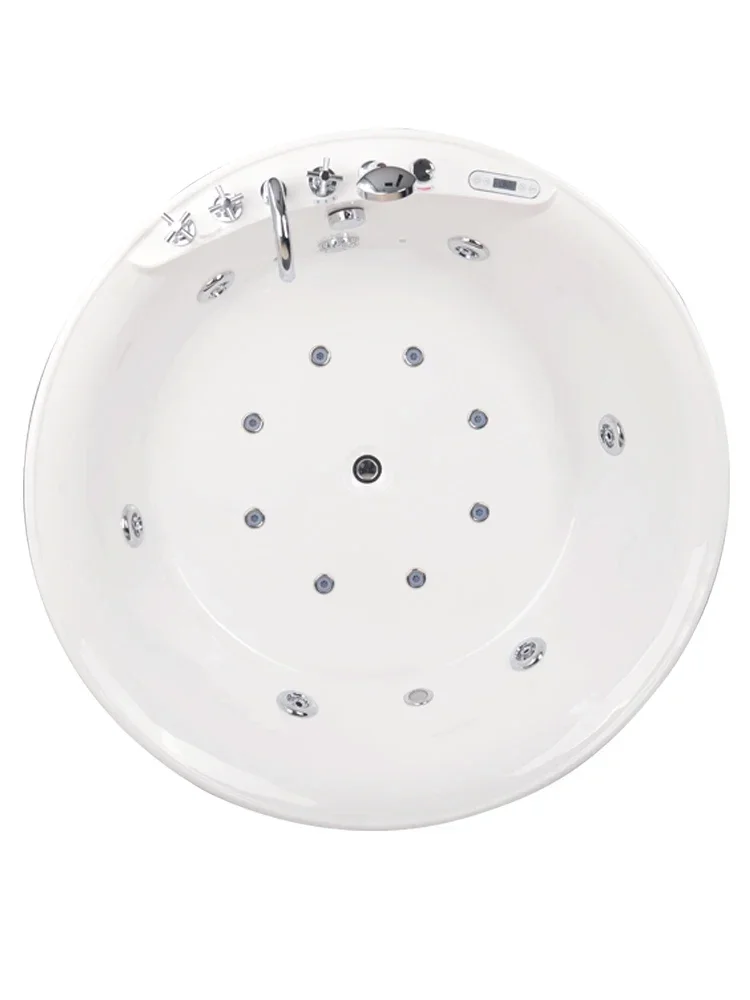 

Superior Built-in double bathtub round surf massage surf acrylic thermostatic heating