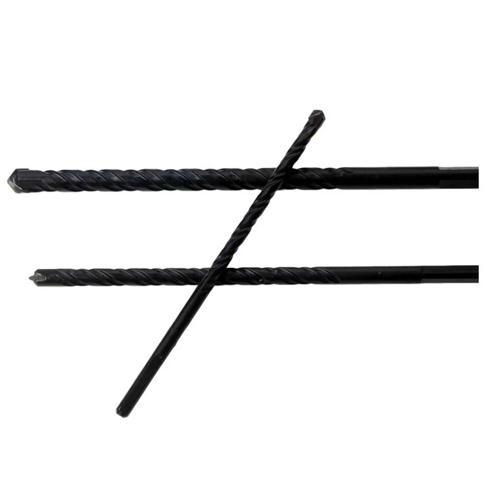 Dreiecksbohrer, 1 Stück, 150 mm–200 mm Länge, 2 Nuten, 6/8/10/12 mm Durchmesser, für Keramikfliesen, Betonzubehör